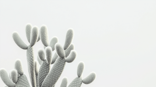 Papier peint cactus Design minimaliste et moderne