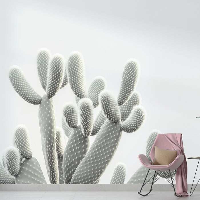 Papier peint cactus | Design minimaliste et moderne