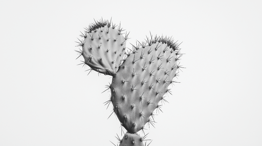 Papier peint cactus Design monochrome élégant