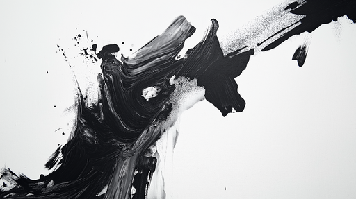 Papier peint calligraphie japonaise Debut d'écriture