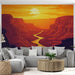Papier peint coucher de soleil sur canyon majestueux pour salon moderne