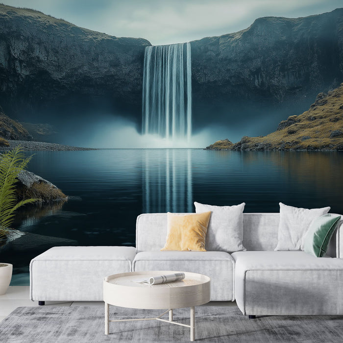 Papier peint cascade | Cascades majestueuses et paysages sereins ...