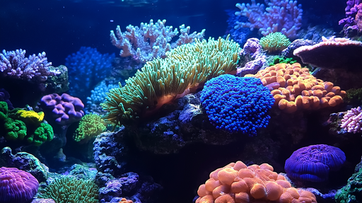 Papier peint corail Un récif sous-marin vibrant et coloré