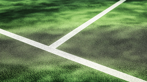 Papier peint court de tennis Surface verte réaliste