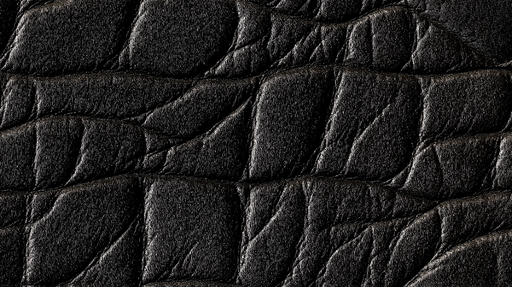 Papier peint cuir noir Texture de cuir noir marbré pour une élégance moderne
