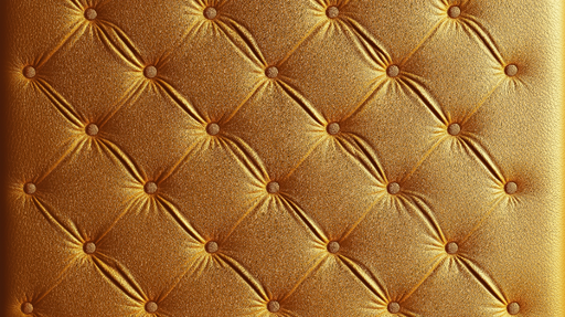 Papier peint cuir texturé Motif en relief doré et élégant