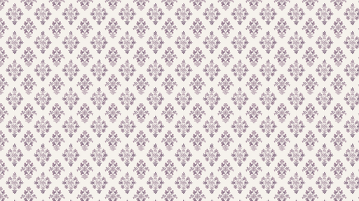 Papier peint damassé Élégant motif floral en lavande sur fond clair