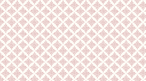 Papier peint damassé Motifs floraux délicats en rose sur fond clair