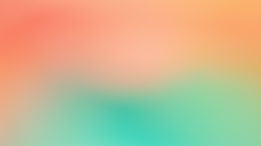 Papier peint dégradé Pêche et menthe