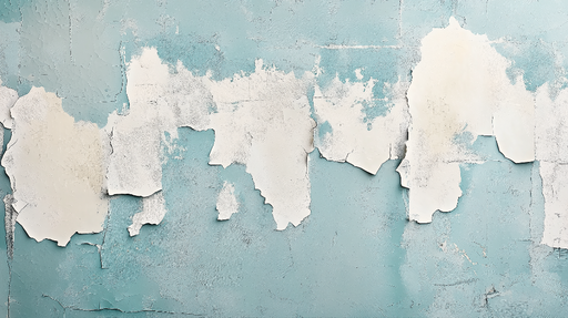 Papier peint dégradé Texture écaillée aux nuances bleues et blanches