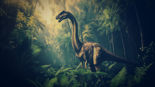 Papier peint dinosaure Décor préhistorique immersif