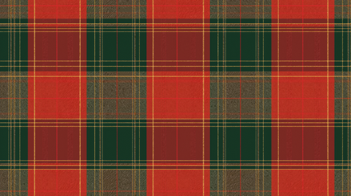 Papier peint écossais Tartan entre rouge et vert