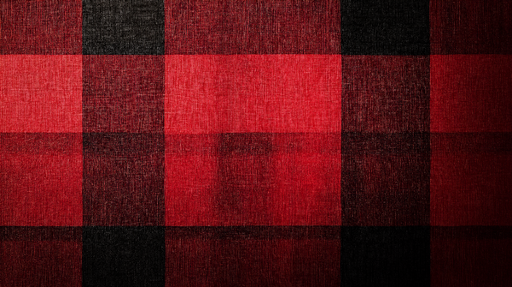 Papier peint écossais Tartan rouge et noir