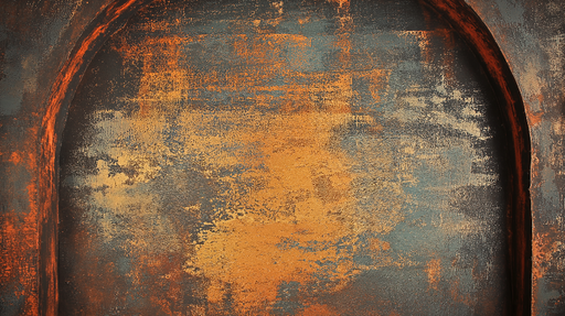 Papier peint effet rustique Texture métallisée avec nuances chaudes