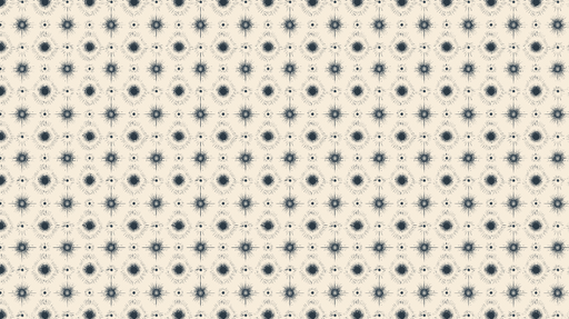 Papier peint étoilé Motif de étoiles et cercles noirs sur fond crème