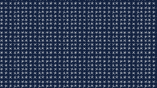 Papier peint étoiles de mer Motifs d'étoiles de mer blanches sur fond bleu marine