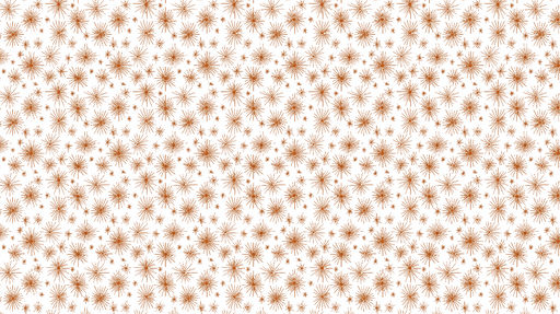 Papier peint étoiles dorées Motif dynamique d'étoiles en dégradé d'orange sur fond blanc