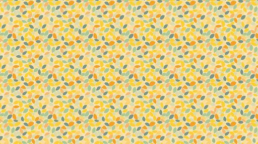 Papier peint feuillage coloré Motif de feuilles aux teintes pastel et vives