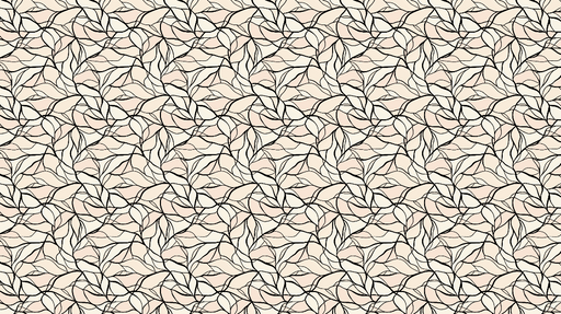 Papier peint feuillage délicat Motif de feuilles en lin sur fond pastel