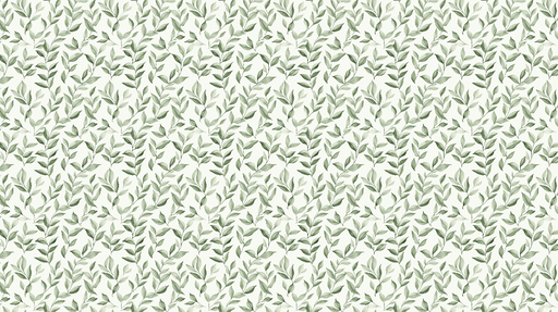 Papier peint feuillage délicat Motif de feuilles vertes sur fond clair