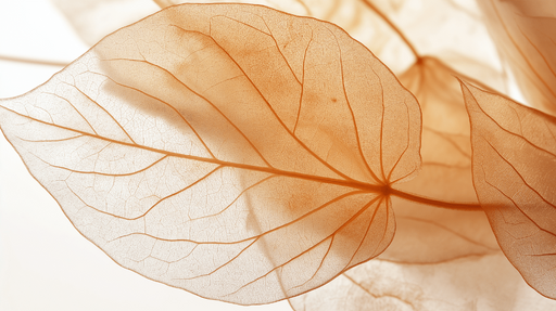 Papier peint feuillage marron Nature detaillée