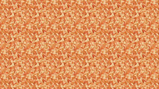 Papier peint feuillage orangé Motif de feuilles aux teintes chaudes et automnales