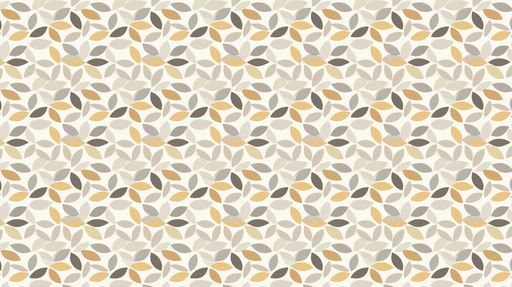 Papier peint feuillage pastel Motif de feuilles dans des tons doux