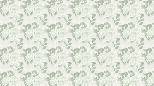 Papier peint feuillage ramifié Motif de feuilles vertes et blanches