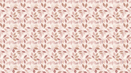 Papier peint feuillage rose Élégantes feuilles roses sur fond doux