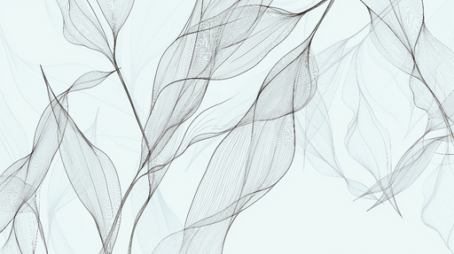 Papier peint feuillage Style abstrait vert d eau