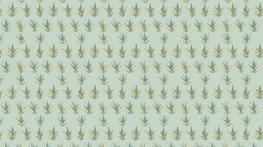 Papier peint feuillage tropical Motif de plantes stylisées avec touches dorées