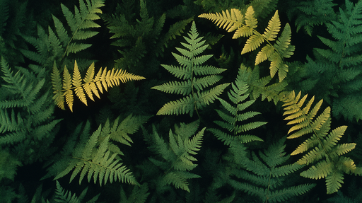 Papier peint feuillage vert Panoramique forestier