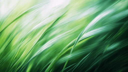 Papier peint feuillage vert Peinture d'herbes et nuances de verts