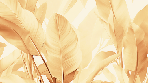 Papier peint feuillage vintage monochrome