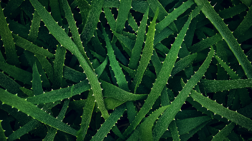 Papier peint feuille de bananier Tapisserie de feuilles d'aloe vera