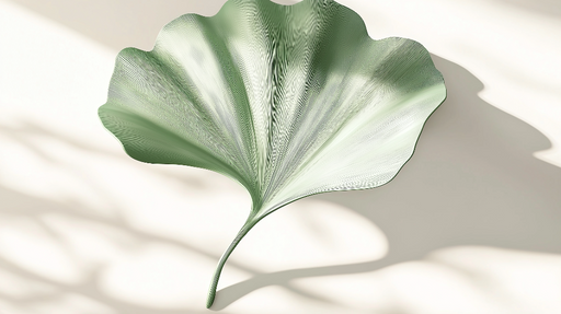 Papier peint feuille élégante Design minimaliste inspiré de la nature