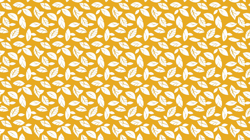Papier peint feuilles blanches Motif de feuilles sur fond doré