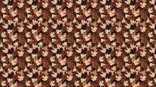 Papier peint feuilles d'automne Motif chaleureux de feuilles colorées variées
