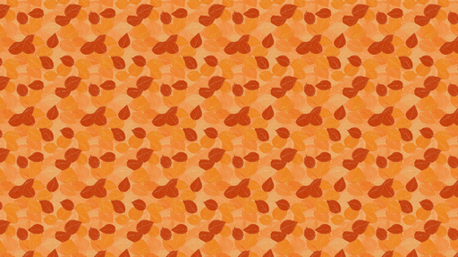 Papier peint feuilles d'automne Motif de feuilles orange sur fond chaleureux