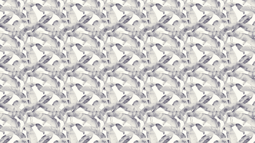 Papier peint feuilles de bananier Motif subtil de feuilles délicates en nuances de gris