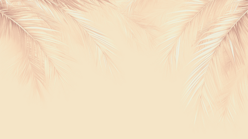 Papier peint feuilles de palmiers branches tombantes retro