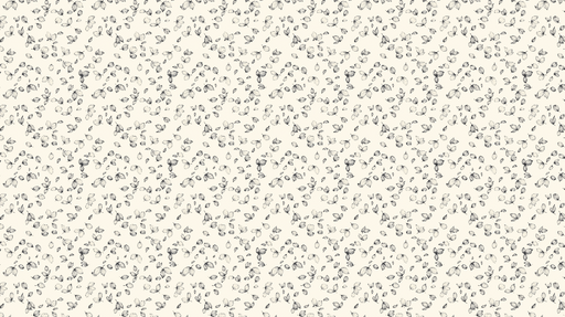 Papier peint feuilles délicates Motif de feuilles grises sur fond crème