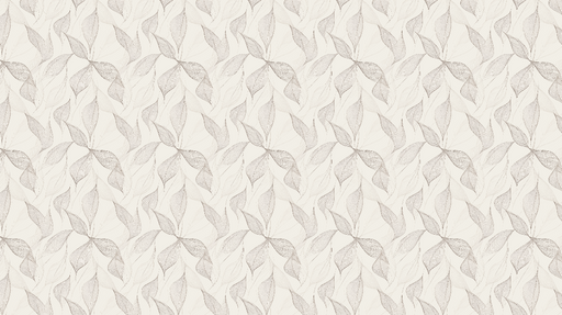 Papier peint feuilles délicates Motif subtil de feuilles sur fond clair