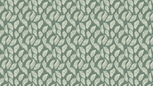 Papier peint feuilles élégantes Des feuilles délicates sur un fond vert