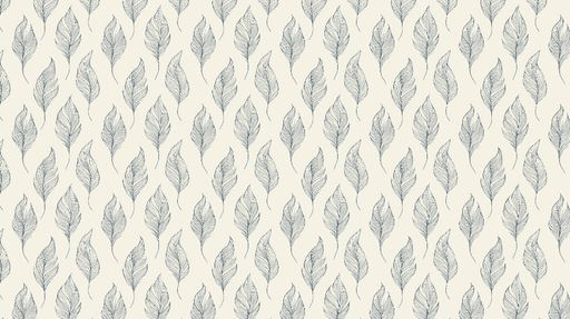 Papier peint feuilles élégantes Motif de feuilles délicates sur fond clair
