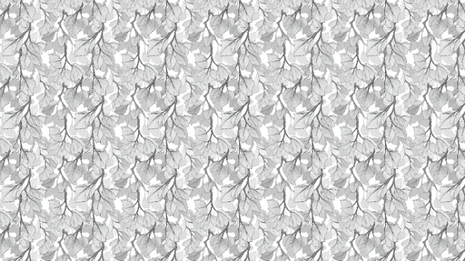 Papier peint feuilles grises Motif de feuillage en nuances de gris