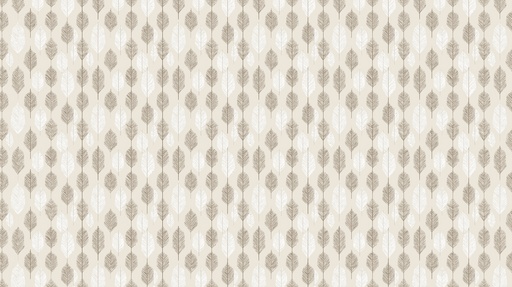 Papier peint feuilles Motif de feuilles en tons naturels