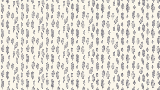 Papier peint feuilles stylisées Motif de feuilles délicates sur fond crème