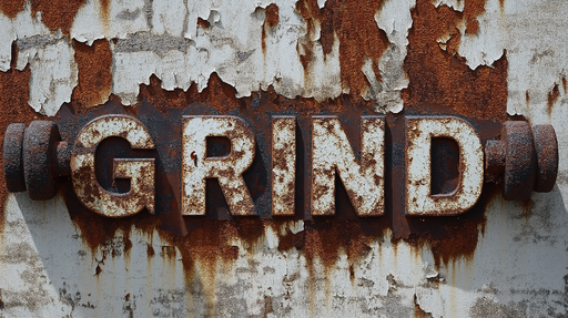 Papier peint fitness Inscription "GRIND"