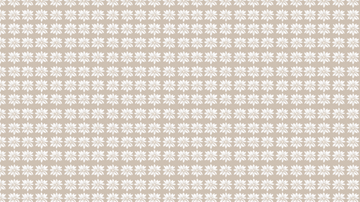 Papier peint fleurs blanches Motif de fleurs blanches sur fond beige